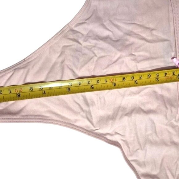 Womens NO BOUNDARIES Plus XXXL/3XG(10) Pink Solid Thong Stretch Underwear NWT - Picture 7 of 9